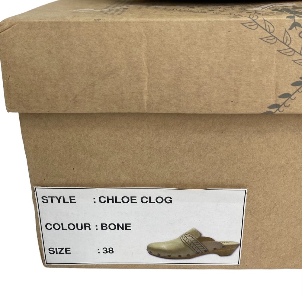 Free People Chloe Clogs – Size 8 / EU 38 – Bone – NIB – Classic Backless Slip-On - Picture 9 of 12